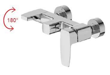NOBEL Bathroom Shower Mixer N-9900-CP